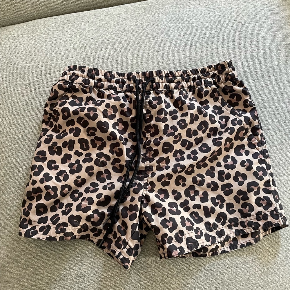 Leopard Print Women's Shorts